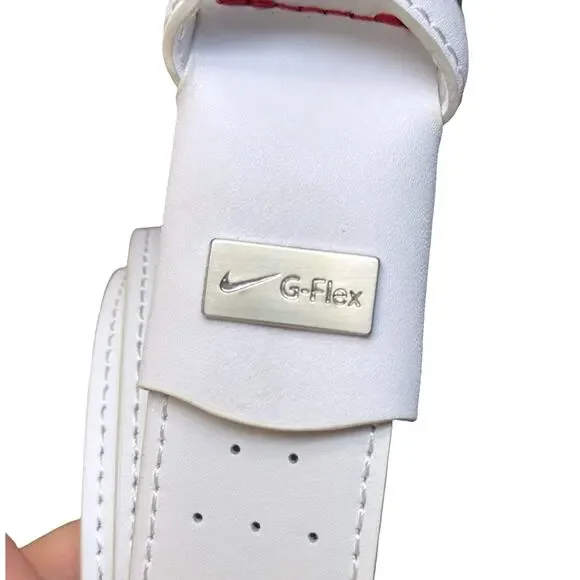 NEW Nike TW Mesh G-Flex White Golf Belt Men's Size 40 - Picture 3 of 9